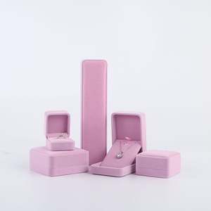 Boîte à bijoux de luxe en velours personnalisable avec logo, pour bagues et pendentifs, emballage rectangulaire haut de gamme pour colliers – Offre Spéciale - Product Image 5