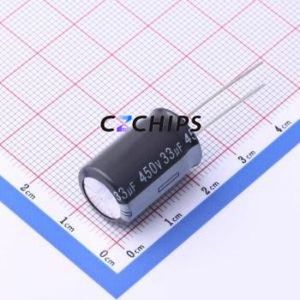 EWH2WM330K20OT Through-Hole Aluminum Electrolytic <b>Capacitor</b> Through hole Component (THT),D13xL20mm 33uF 20% 450V 13mm - Product Image 1