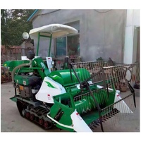 Moissonneuse-batteuse agricole automotrice à alimentation complète pour soja, riz et blé