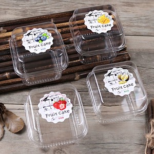 Dùng Một Lần Cấp Thực Phẩm Vật Nuôi Hộp Cho Bánh Phô Mai Món Tráng Miệng Tiramisu Thạch Cookie-Lưu Trữ Thực Phẩm Container Cho Bánh Sushi Bánh Pizza Các Loại Hạt - Product Image 6