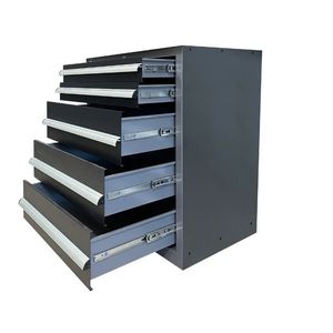 Chariot à outils robuste avec tiroirs, mécanisme de verrouillage et roues, organisateur de garage pour mécaniciens et techniciens - Product Image 2