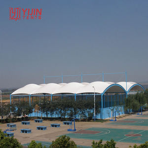 Estructura de Membrana Arquitectónica de Acero con Revestimiento PVDF de Diseño de Calidad para Piscina - Product Image 3