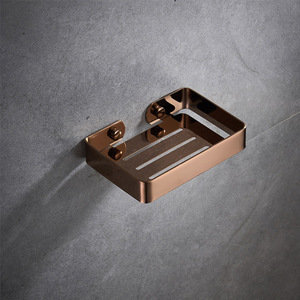 Porte-savon carré en acier inoxydable 304 Saint Ruijia, finition brillante, sans perçage, pour salle de bain - Product Image 4