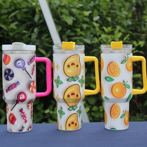 แก้วน้ำสแตนเลสลายผลไม้ 40 ออนซ์ 15 สี ขายส่ง <span class=keywords><strong>ป</strong></span>รับแต่งได้ พร้อมหูจับ หลอดดูด ใช้สำหรับงาน<span class=keywords><strong>ป</strong></span>าร์ตี้  หน้าจอ LED แสดงอุณหภูมิ <span class=keywords><strong>ป</strong></span>ลอดสาร BPA - Product Image 2