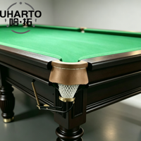 Table de billard russe pleine grandeur de 12 pieds avec surface en marbre pour les divertissements des clubs