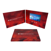Carte Cadeau Vidéo Personnalisée 10 Pouces, Brochure Vidéo avec Écran LCD 7 Pouces, Brochure Publicitaire Vidéo, Carte Cadeau Numérique, Livre 4,3 Pouces
