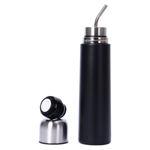 ผู้ผลิตกระติกน้ำสแตนเลส OEM/ODM <span class=keywords><strong>3</strong></span> in 1 ขนาด 17 ออนซ์/25 ออนซ์ พร้อมหลอดดูด กระติกเก็บความร้อนสองชั้น เก็บอุณหภูมิได้นาน สำหรับชา Mate - Product Image 1