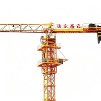 Grúa Torre, Grúa de Pluma, Grúa de Plataforma QTZ80(P6012) Carga Máxima 6t Carga en Punta 1t Longitud de Pluma 60m para Construcción de Edificios