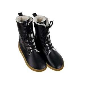 <span class=keywords><strong>Botas</strong></span> de nieve de tobillo alto con cremallera interior de piel personalizada OEM de fábrica <span class=keywords><strong>botas</strong></span> de invierno minimalistas para caminar descalzos con punta ancha - Product Image 2