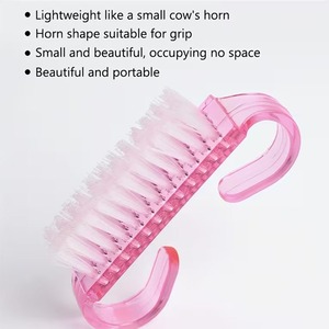 Nail Art Horn <b>Brush</b> Transparent Nail Art <b>Brush</b> Cleaning <b>Brush</b> Small Horn <b>Brush</b> Plastic Dust <b>Brush</b> - Product Image 2