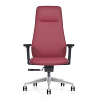 Directeur patron PDG Mobilier de bureau exécutif commercial moderne personnalisé Chaise de bureau à dossier haut en cuir PU