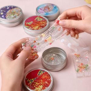 Kawaii Clear <b>Slime</b> Putty <b>Toy</b> Cartoon Fruit Dessert Theme Girls Boys Creative Handmade Decoration Wholesale Collection - Product Image 2