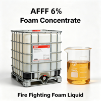 Stocks disponibles SFFF Mousse ignifuge synthétique sans fluor AFFF 3% 6% Certifiée CE EN3 Mousse d'extinction d'incendie sans fluor AFFF 3% 6%