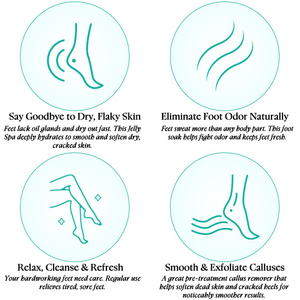 Productos para Pedicura con Cristales para Remojar los Pies, Alivio del Estrés, Hidratación Profunda, Nutre la Piel, Retiene el Calor para el Cuidado de los Pies - Product Image 6