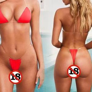 Lencería Sexy Transparente, Conjunto de Ropa Interior Erótica y Seductora, Bikini de Tres Piezas, Ropa Interior Femenina, Traje de Baño - Product Image 3