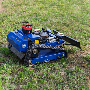 Industrial Cordless Self-Propelled Petrol Lawn Mower 4-Stroke DIY Grade Remote Control Crawler <b>Engine</b> 1200W Power 500mm - Product Image 2