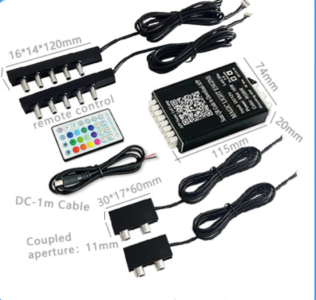4 Estrellas RGB + 10 Meteoritos - Solo Máquina