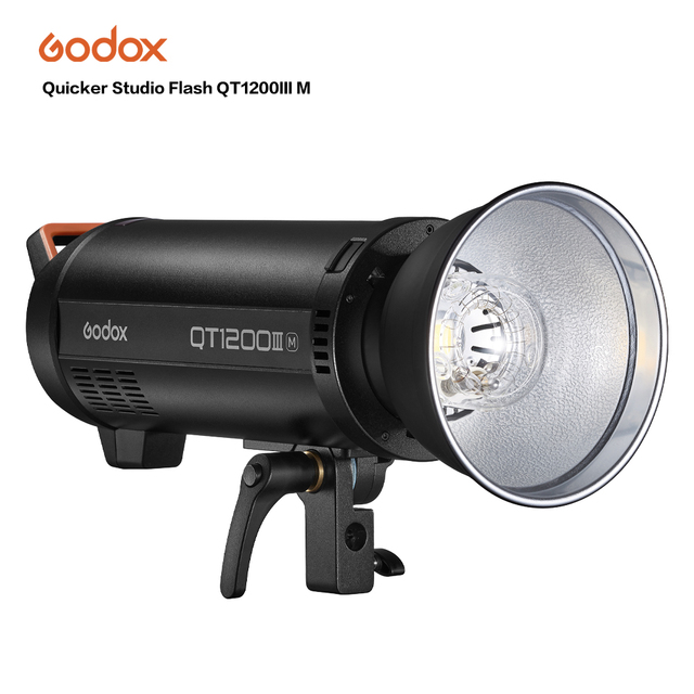 Godox QT1200III 1200W 1/8000s High Speed Sync Studio Flash Strobe Light Built in 2.4G Wireless System 40W LED Modeling Bulb