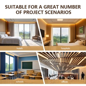 Riel Eléctrico Inteligente para Ventanas con Diseño Moderno de Plástico y Aluminio, Operación Segura, Motor Inteligente y Tira de LED - Product Image 5