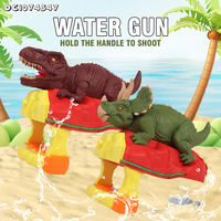 Pistolet à eau portable dinosaure T-Rex de simulation pour jeux aquatiques en extérieur et piscines