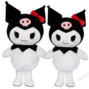 Cute cartoon black beauty doll cat plush cat toy custom mascot costume mascot costume cartoon character