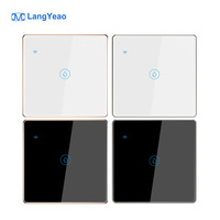Interruptor de Panel Táctil de Pared LangYeao Premium de Estilo Retro para Tuya ZigBee, Calentador de Agua de Alta Potencia, 20A/40A 240V Máx.