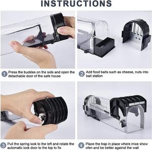 SJZ OEM/ODM alto efficace solido eco-friendly umano cattura dal vivo ratto e topo trappola macchina con materiale ABS - Product Image 5