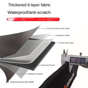 Mochila Portaherramientas de Tela Oxford Portátil al por Mayor, con Base de Plástico, Gran Capacidad, Engrosada, Resistente al Desgaste, Nuevo Kit de Herramientas Eléctricas - Product Image 2