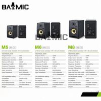 Ensemble Complet Professionnel de Moniteurs de Studio Actifs pour Enregistrement Audio