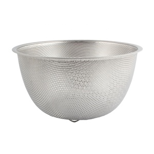 Bol mélangeur perforé en acier inoxydable, compatible lave-vaisselle, design minimaliste pour la cuisine - Product Image 3