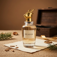 Flacon de parfum de luxe en forme de tête d'animal du zodiaque, 50 ml, 100 ml, flacon en verre transparent avec bouchon et pulvérisateur dorés en forme d'animal