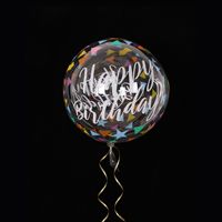 Globos Bobo Transparentes Impresos de 20 Pulgadas al por Mayor, Globos de Burbuja Transparentes para Regalos, Decoraciones para Fiestas de Cumpleaños