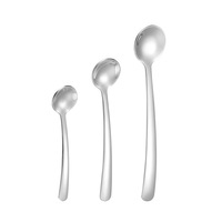 Mini Cuchara de Acero Inoxidable 304, Apta para Lavavajillas, para Cocina, Sal, Café, Regalo, Vajilla