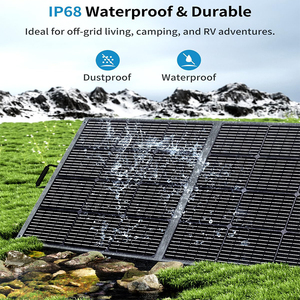 ALECTER 400W High Efficiency 23.4% Monocrystalline Silicon Foldable <b>Solar</b> <b>Panels</b> IP68 Waterproof Durable Charger for Camping RV - Product Image 2