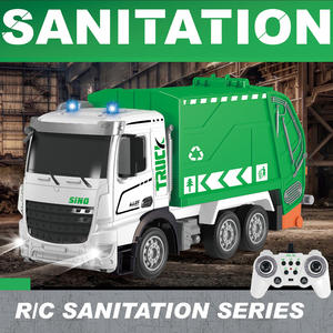 SINO <span class=keywords><strong>RC</strong></span> <span class=keywords><strong>camion</strong></span> à ordures avec une <span class=keywords><strong>poubelle</strong></span> éco-voiture jouets moulé sous pression 2.4GHz 1:12 échelle 11CH R/C <span class=keywords><strong>camion</strong></span> de recyclage avec lumière et musique - Product Image 4