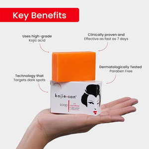 <span class=keywords><strong>Savon</strong></span> éclaircissant <span class=keywords><strong>Kojie</strong></span> <span class=keywords><strong>San</strong></span> Skin à l'acide kojique Curcuma Papaye Barre de <span class=keywords><strong>savon</strong></span> éclaircissante pour le blanchiment de la peau du visage et du corps - Product Image 2