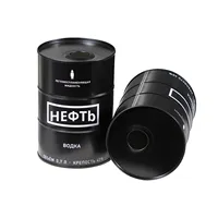 Boîte en fer blanc mat personnalisée 700 ml, qualité alimentaire, avec bec verseur à pression 24 mm et ouverture facile pour vodka et vin