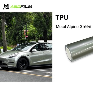 ฟิล์ม ASDFilm TPU สีเขียวอัลไพน์ 7.5mil เปลี่ยนสีได้ ฟิล์มหุ้มรถยนต์แบบโค้ง ฟิล์ม PPF เปลี่ยนสีอัตโนมัติ ฟิล์มกันน้ำ ซ่อมแซมตัวเองได้ รับประกัน 5 ปี - Product Image 1