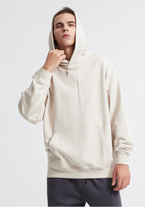 Vente en gros de sweats à capuche personnalisés unisexes brodés avec impression de logo simple étiquette 100% coton taille américaine sweats à capuche pour hommes - Product Image 4