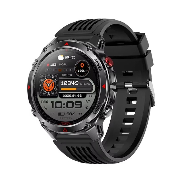 HT37 Smart Watch GPS Sports Fitness Bracelet 3ATM Waterproof 1.46 Inch HD Screen Fitcloudpro Compass Flashlight Smartwatch 2026