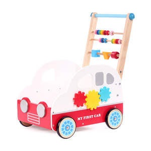 Jouets éducatifs Montessori en <span class=keywords><strong>bois</strong></span> pour tout-petits <span class=keywords><strong>de</strong></span> 1 à 3 ans, poussette à pousser pour bébé - Product Image 1