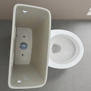 Oferta Popular: Inodoro de Dos Piezas con Descarga por Gravedad, Cerámica Blanca, Compacto y Moderno para Baño - Product Image 3