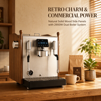 Machine à café expresso commerciale avec indicateur de statut LED en micro-mousse, boîtier modulaire à bouton-poussoir, fourniture OEM
