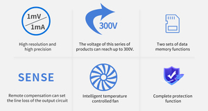 Alimentation CC de bureau de haute précision MATRIX 300V 1A 300W pour les tests de simulation de nouveaux véhicules électriques - Product Image 5