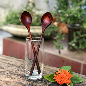 ช้อนไม้สไตล์เรียบง่าย ทำด้วยมือ สำหรับใช้ในครัวเรือนทุกวัน - Product Image 1