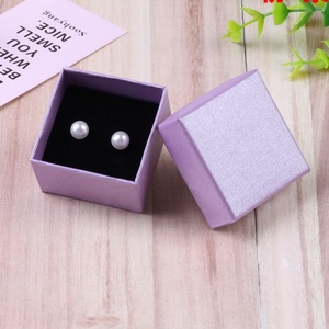 Wholesale Fashion <b>Cardboard</b> Jewelry <b>Box</b> Recycled Materials for Ring Ear Studs <b>Storage</b> Lid and Base Paper <b>Box</b> Packaging case - Product Image 5