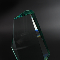 Multi Styles Sublimation Jade Glass Awards Crystal Glass Trophy Plate Blank for Printing Photo Frame Crafts & Gifts Custom