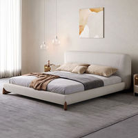 Meubles modernes de luxe en bois doubles lits king size design de mobilier cadre de lit queen size simple meubles de maison confortables et ensemble de chambre à coucher