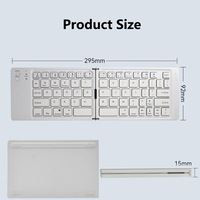 HB023S Clavier BT Pliant Sans Fil Mini Clavier Portable Universel pour Tablettes Ordinateurs Portables Téléphones Mobiles Bureaux En Plein Air
