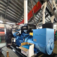 Groupe électrogène diesel série Baudouin 120 kW Weichai, excellent prix, 50 Hz, 1500 tr/min, ATS, silencieux ouvert, 400 kW, 450 kW, à vendre